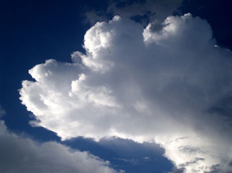 different colorful sky clouds set