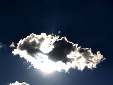 different colorful sky clouds set