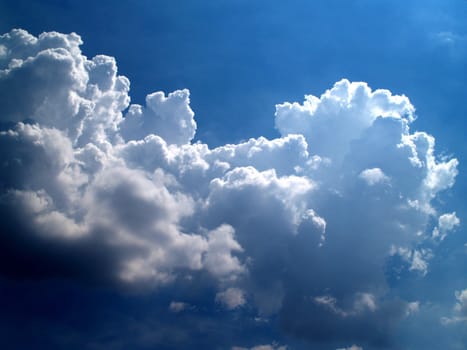 different colorful sky clouds set