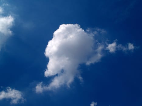 different colorful sky clouds set