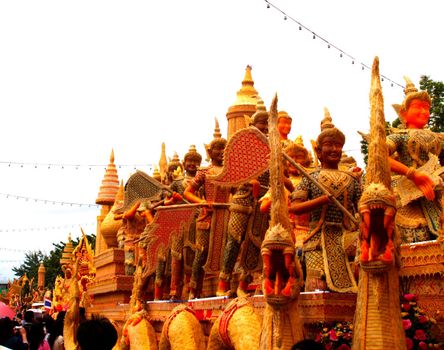 Candle Festival Ubon Ratchathani Thailand