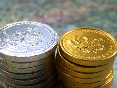 money coin stack