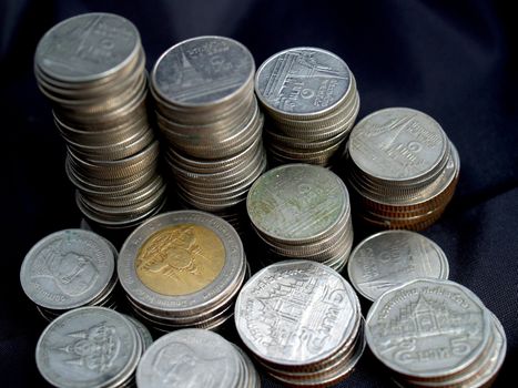money coin stack