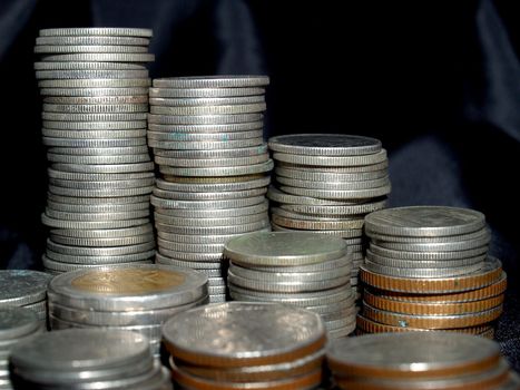 money coin stack