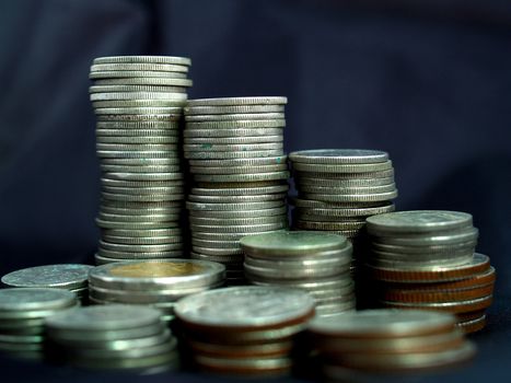 money coin stack