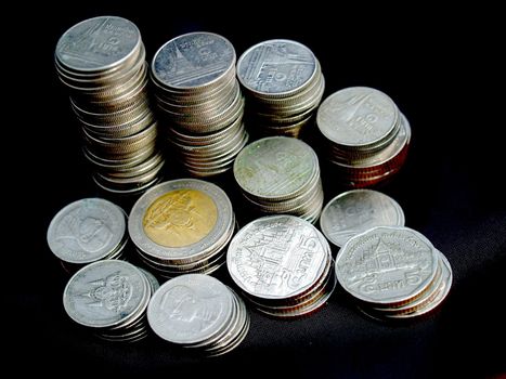 money coin stack