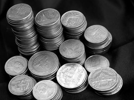 money coin stack