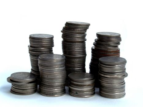 money coin stack
