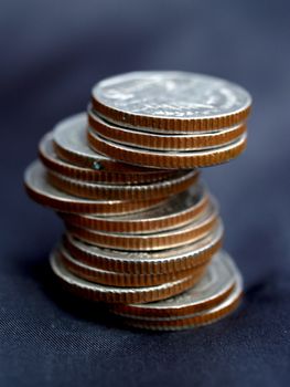 money coin stack