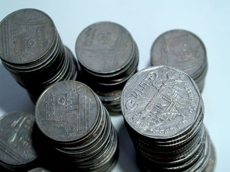 money coin stack
