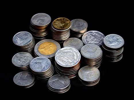money coin stack