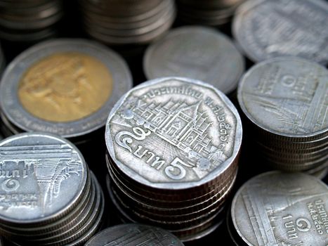 money coin stack