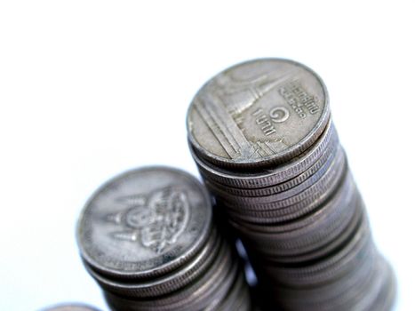 money coin stack