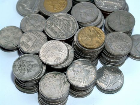 money coin stack