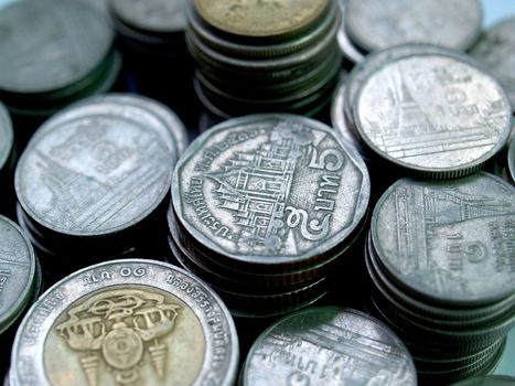 money coin stack