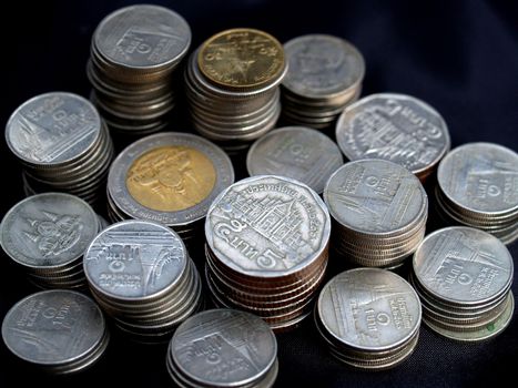 money coin stack