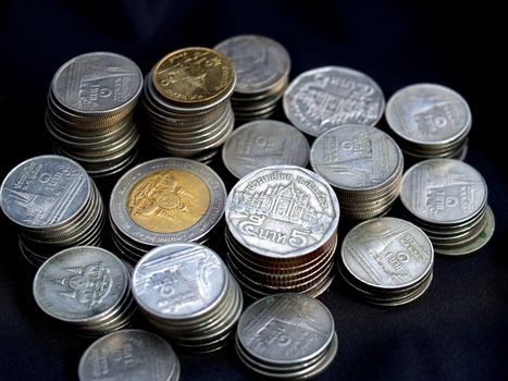 money coin stack