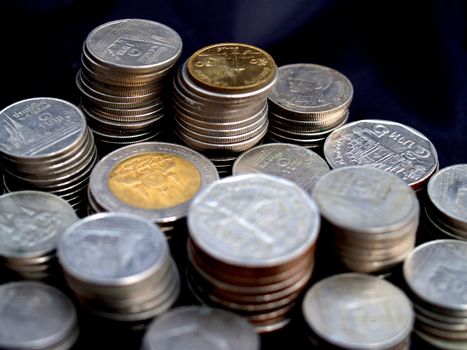 money coin stack