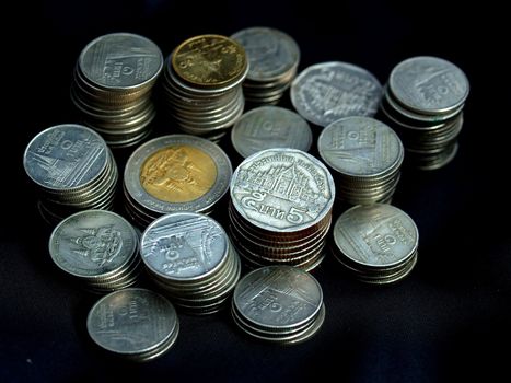 money coin stack