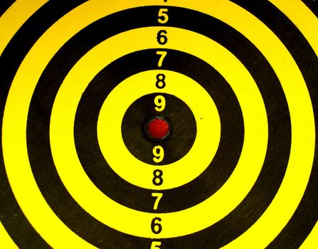 dartboard darts arrows in the target 