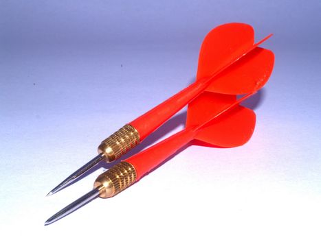 dartboard darts arrows in the target 