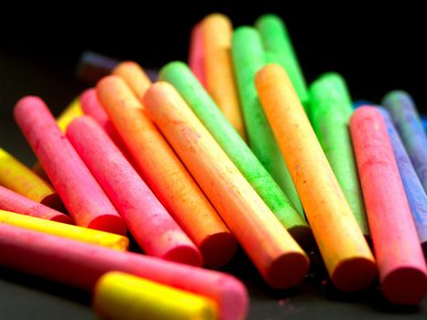 Colored chalk