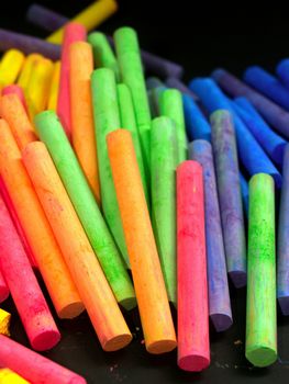 Colored chalk