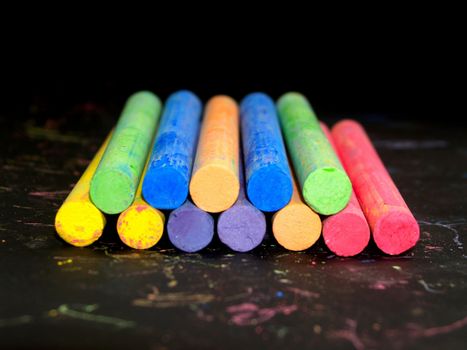 Colored chalk
