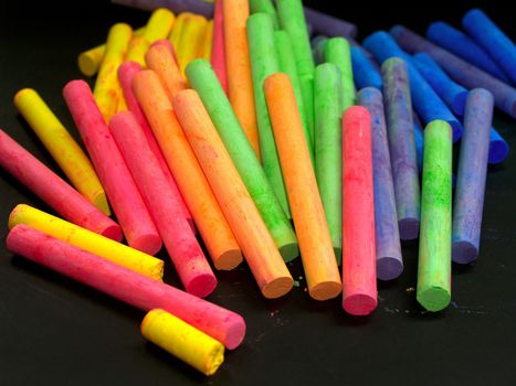 Colored chalk