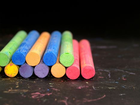 Colored chalk