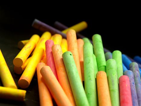 Colored chalk