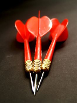 dartboard darts arrows in the target 