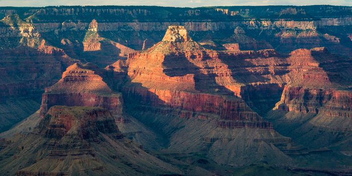 Rock formations in a canyon, Grand Canyon, Grand Canyon National Park, Arizona, USA