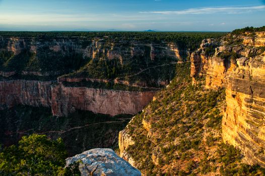 Rock formations in a canyon, Grand Canyon, Grand Canyon National Park, Arizona, USA