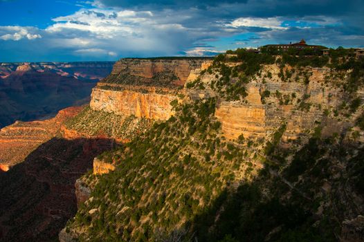 Rock formations in a canyon, Grand Canyon, Grand Canyon National Park, Arizona, USA