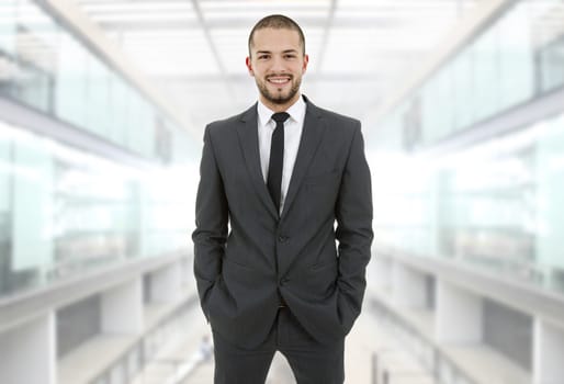 young business man portrait at the office