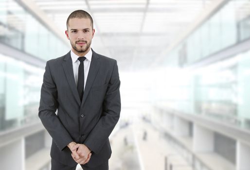 young business man portrait at the office