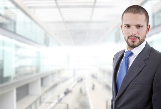 young business man portrait at the office