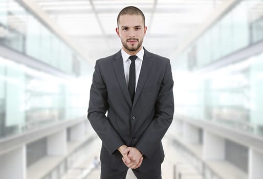 young business man portrait at the office