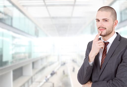 young business man portrait at the office