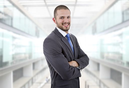 young business man portrait at the office