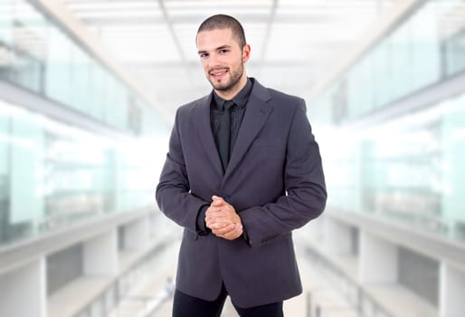 young business man portrait at the office