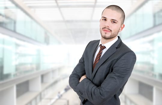 young business man portrait at the office