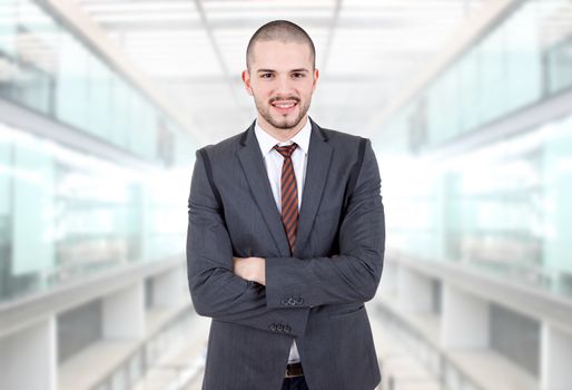 young business man portrait at the office