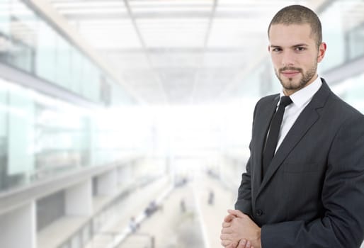 young business man portrait at the office