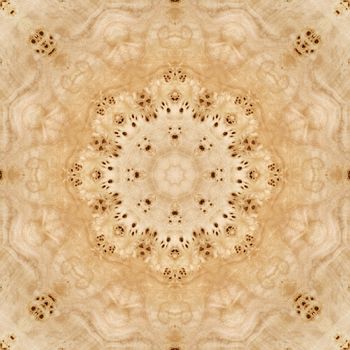 Seamless background, abstract pattern, wooden veneer poplar root