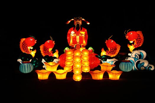 Chinese style lantern, during chinese new years 