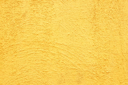 Retro yellow concrete wall background