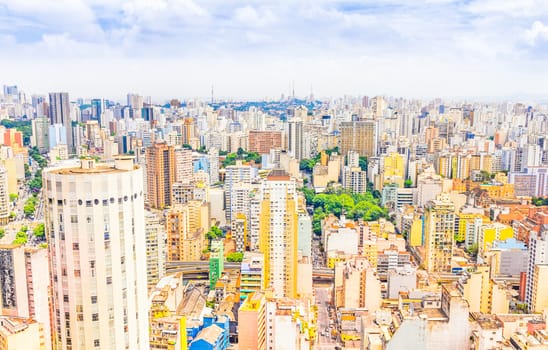 View of buildings in Sao Paulo, Brazil