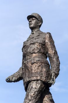 Monument to French President Charles De Gaulle.